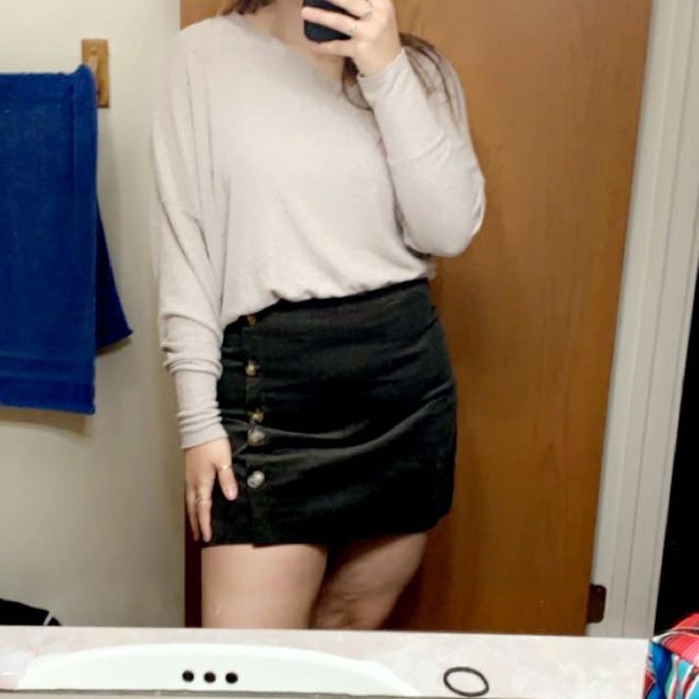 Off the shoulder sweater